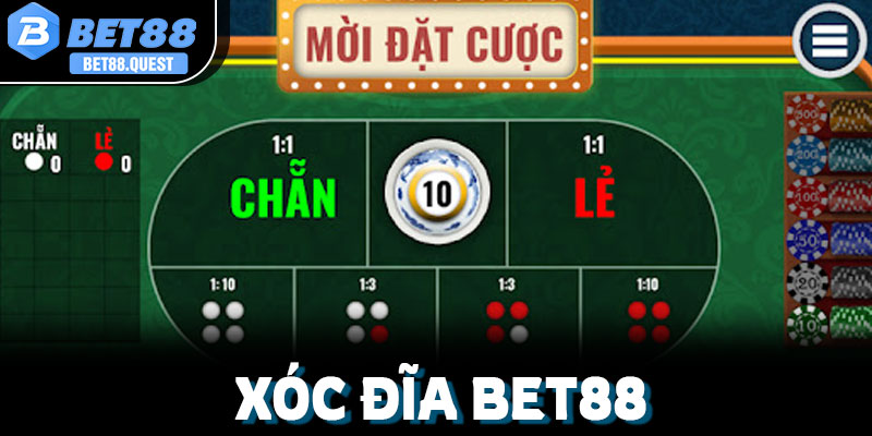 Tổng quan về tựa game xóc đĩa Bet88 trực tuyến